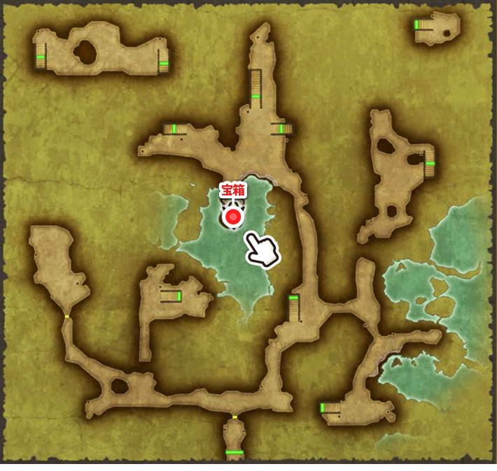 ドラクエ2リメイクのドワーフの洞窟の地下1階小さなメダル場所マップ