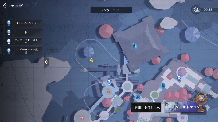 ワンダーランドのカード9_マップ