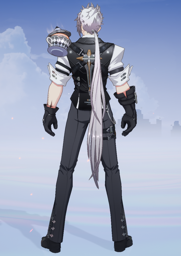 薄暮パーティーの背面画像