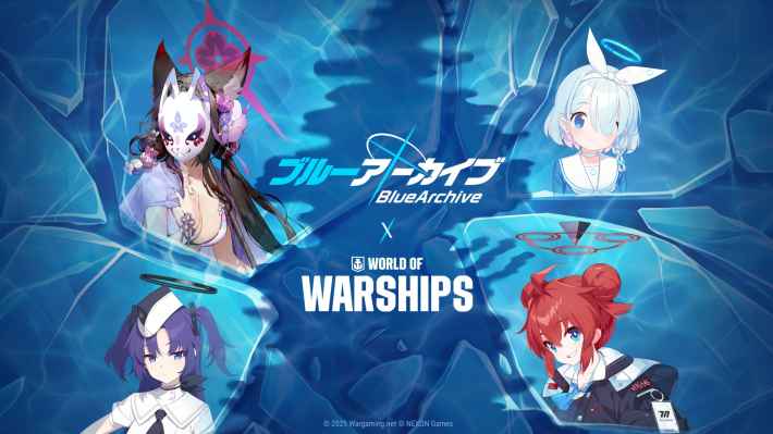 『ワールドオブウォーシップス』ブルアカコラボ第2弾が開催！ユウカやアロナも海戦に参戦！の画像