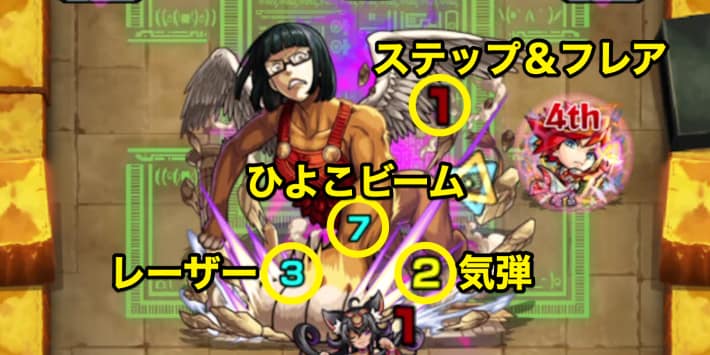 フタバパレス【究極】のボス戦攻撃パターン