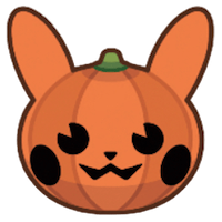 パンプキンピカチュウのステッカー画像