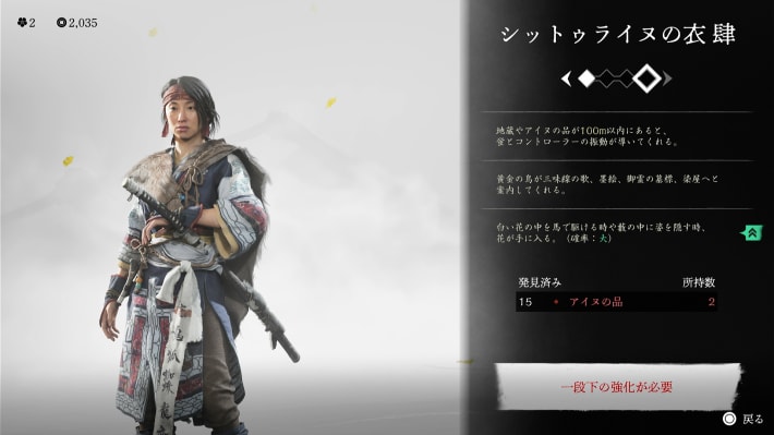 シットゥライヌの衣