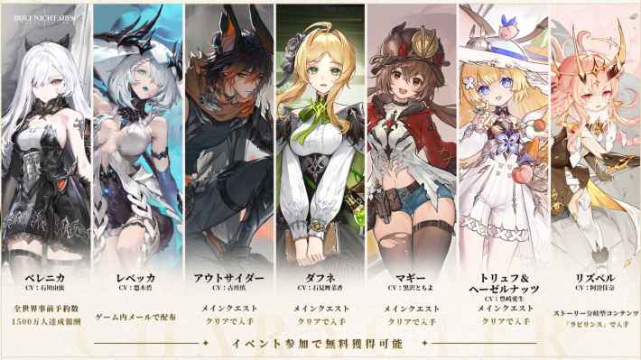 『デュエットナイトアビス』配信開始！快適性を徹底的に追求したオープンワールドRPGを遊び尽くせ！の画像