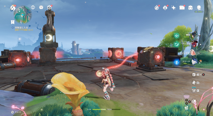 クレーンの操作