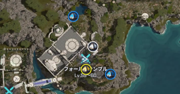 トレジャーカプセルの場所一覧の画像