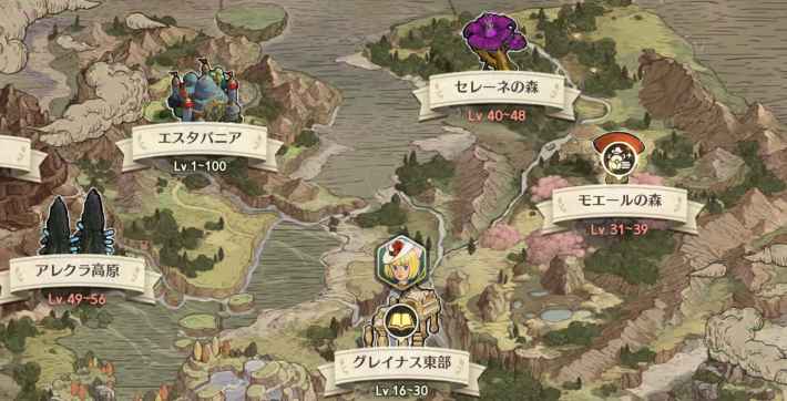 二ノ国クロスワールド マップの種類と使い方 ニノクロ ゲームウィズ 二ノ国クロスワールド マップの種類と使い方 ニノクロ ゲームウィズ