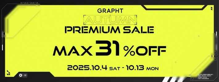 GRAPHT AUTUMN PREMIUM SALE MAX 31% OFF
