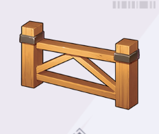 茶色い木のフェンス