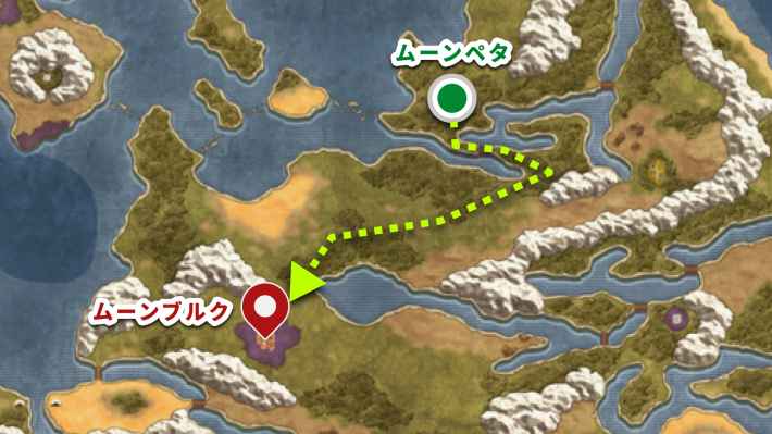 ドラクエ2リメイクのムーンブルクの行き方と場所