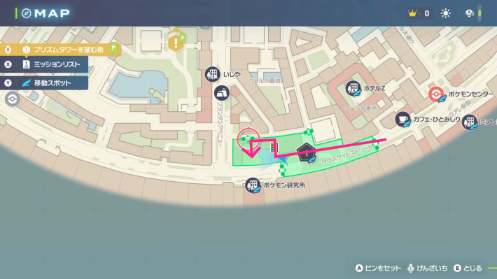 ワイルドゾーン1のマップ