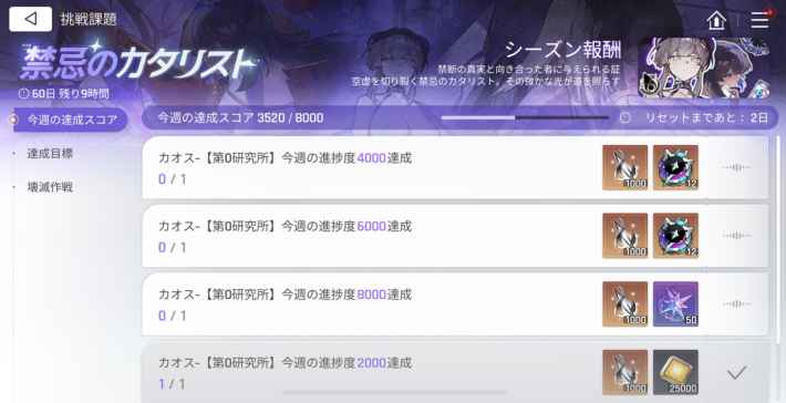 シーズンカオスの進め方の画像