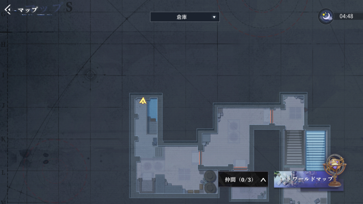 クラム軍事工場の宝箱4_マップ