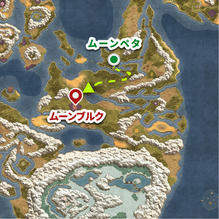 ドラクエ2リメイクのマホカンタの巻物の入手場所マップ