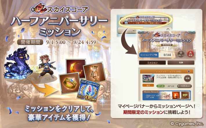 HA記念SSR10回確定10連ガチャチケットの引き時/対象範囲の画像
