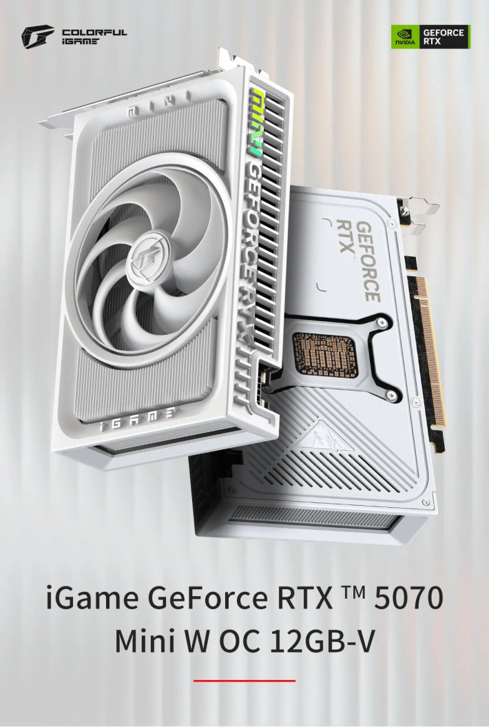 iGame GeForce RTX 5070 Mini W OC 12GB-Vの画像