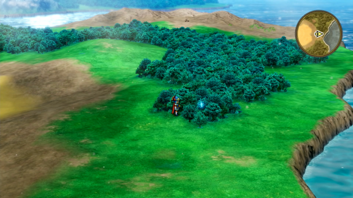 ドラクエ1リメイクのリムルダールの北東の砂地の森