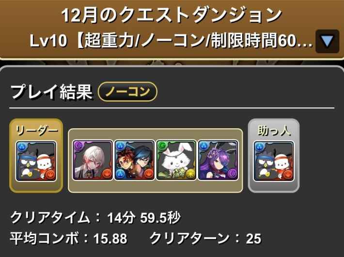 パズドラのばつ丸&ポチャッコ履歴