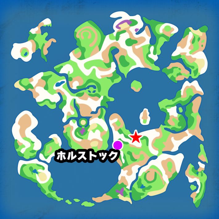 ドラクエ6のホルコッタの村下の小さなメダルマップ