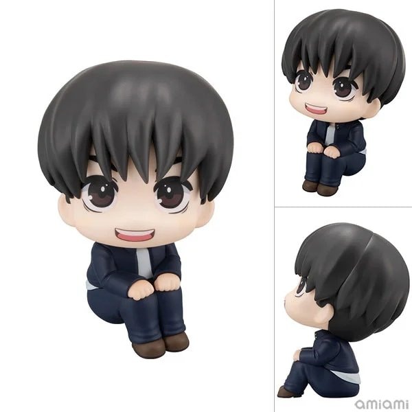 呪術廻戦 灰原雄 るかっぷフィギュアの正面、斜め上、横からの3つのアングル