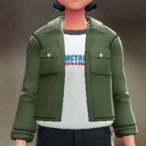 ポケモンZAのロゴシャツ＆シャツセット(フルメタルコップ/モスグリーン)