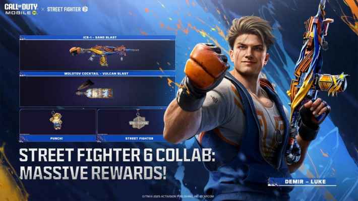 ストリートファイター6コラボの報酬画面