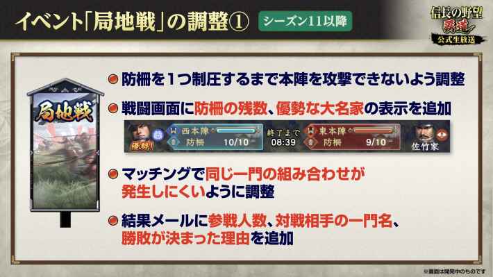 イベント「局地戦」の調整1