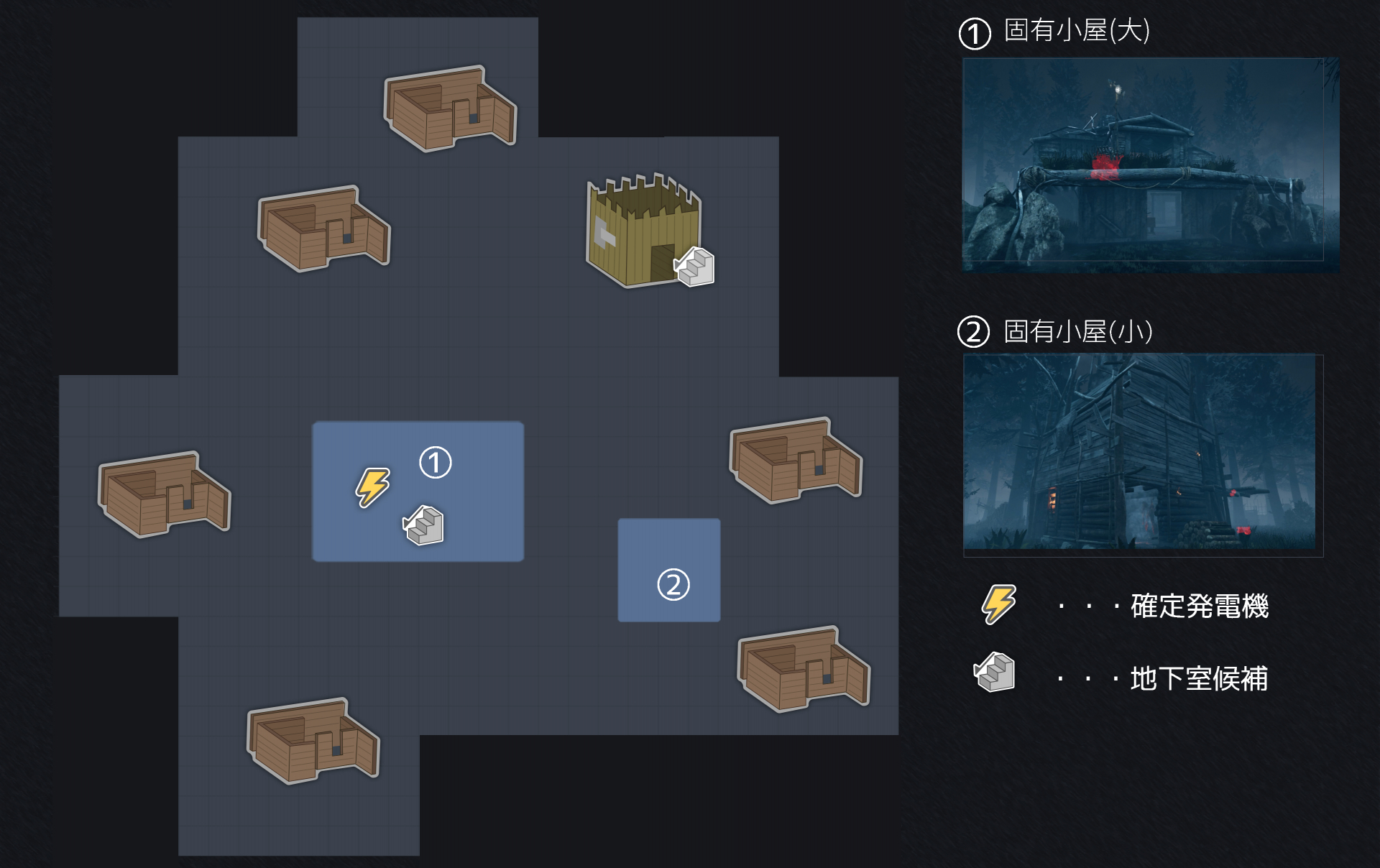 Dbd レッドフォレストのマップ一覧 デッドバイデイライト ゲームウィズ
