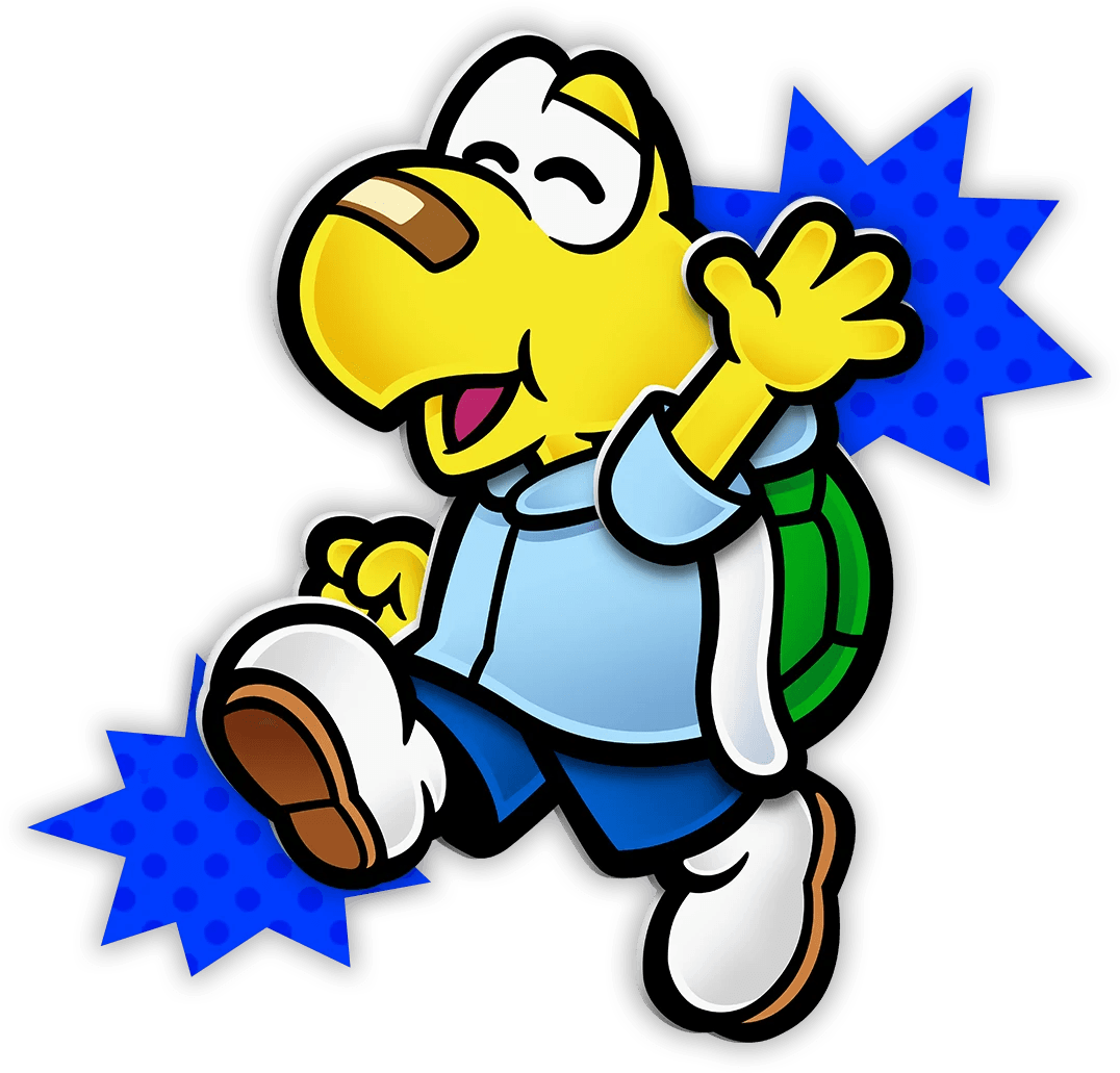 非売品]任天堂スイッチ ペーパーマリオRPG B2ポスター キャラクター