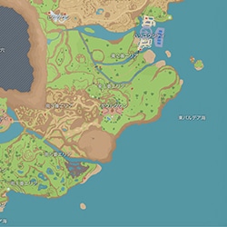 TOMY ポケモン　マップ　地図　メダル ポケモンSV DLC】キタカミの里のマップ一覧【ゼロの秘宝前編